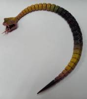 Игрушка гибкая "Змея" 53 см в длину (сост.на фото)